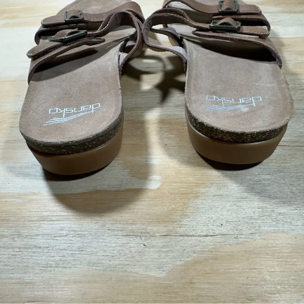 Dansko Brown Leather Sandals Women’s Size 8.5